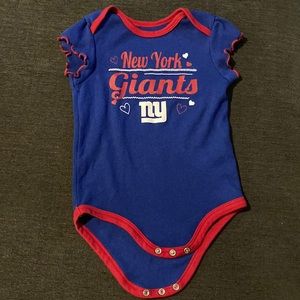 NY GIANTS NFL team apparel 18M bodysuit girls